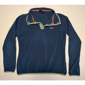 Patagonia Synchilla Micro D Snap-T Fleece Pullover Navy S